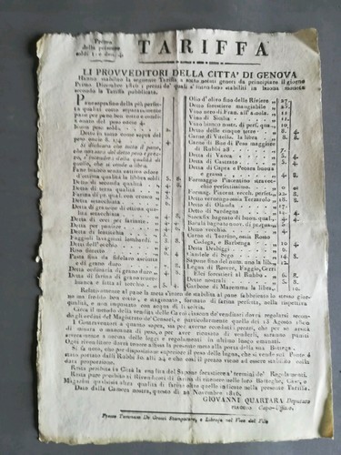 Provveditori genova - li,
