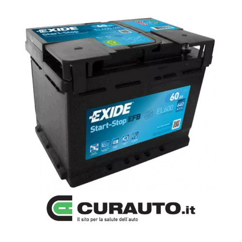 Batteria per auto exide - per, el600