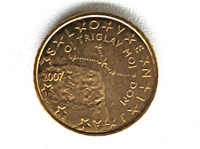 Moneta SLOVENIA 50 centesimi 2007 Monte Tricorno