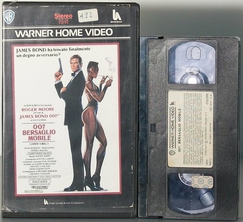 007 bersaglio mobile vhs film - 007,