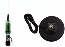 ANTENNA MOBILE CB SIRIO PERFORMER 5000 PL CON LED + ATTACCO SIRIO MAG 145PL COAX