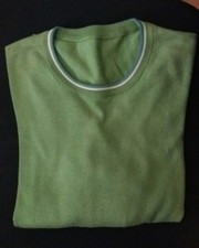 Maglione Verde Eredi Pisano Uomo, Cotone, Usato Perfetto, Spalla-Spalla 41cm