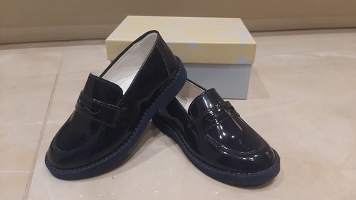 Mocassino bimbo blu - n., 27