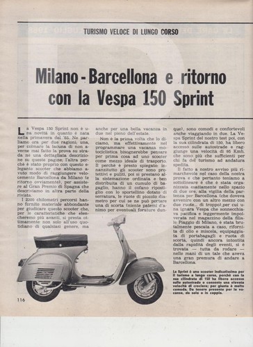 Pubblicita piaggio vespa 150 - vespa,