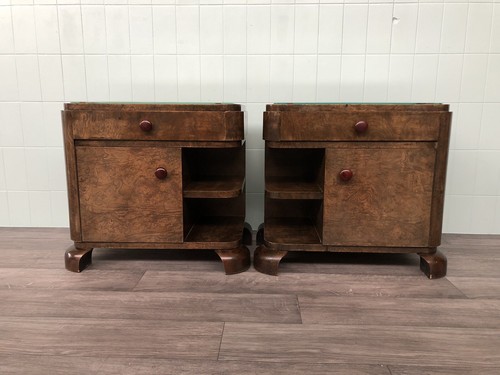 Coppia antichi comodini art - coppia,