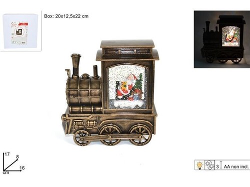 Treno con babbo natale - x,