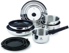 , Set Da Cucina 10 Pezzi in
