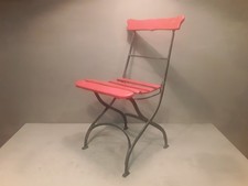 Vecchia Seggiola In Ferro Da