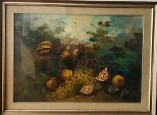 Piero Tartaglia Natura Morta Olio su Tela 1968 Cm 72 X 103 Roma Quadro