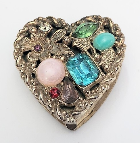 Portapillole vintage floreale