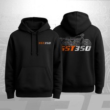 Felpa con cappuccio moto