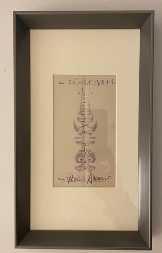Gabriele annunzio autografo - gabriele, d'annunzio