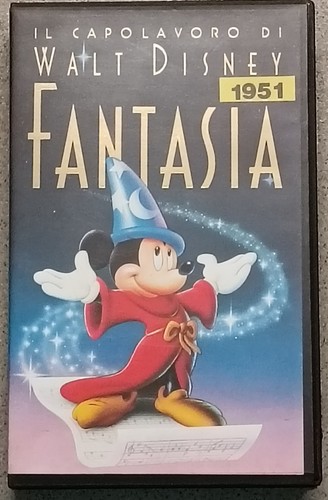 Vhs vintage fantasia walt - -,
