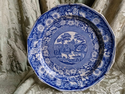 Antico piatto staffordshire - piatto,