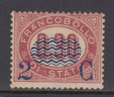 Italia Regno - Sassone n. 32 cv 1.500$ finemente centrato - MH*