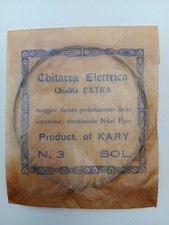 Corda musicale per chitarra elettrica SOL Product. of KARY vintage.