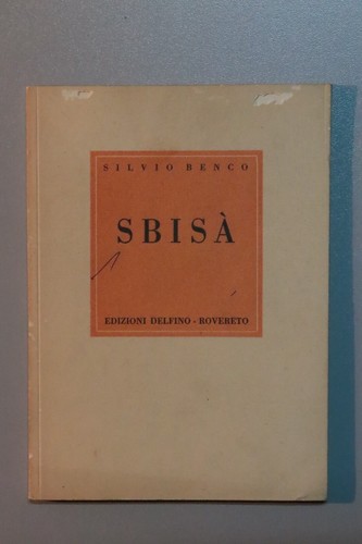 Sbisa silvio benco - silvio,