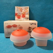 ⭐ Lékué OVO Kit Cuociuovo Uova - Forma Cilindro e Cubo - Set Completo da 2 Pezzi