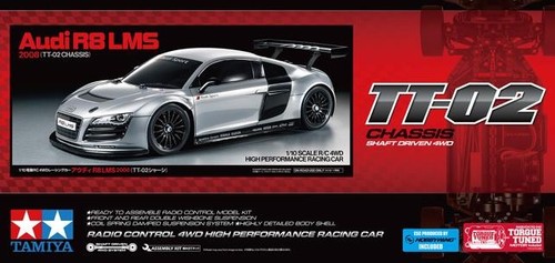 Tamiya 58749 audi - tamiya, r8