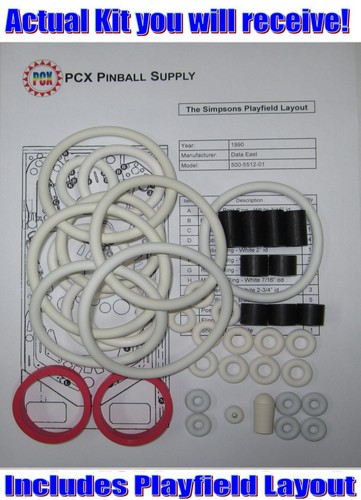 Kit anelli gomma flipper