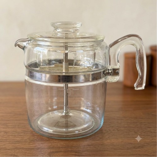 Caffettiera vintage pyrex - caffettiera,