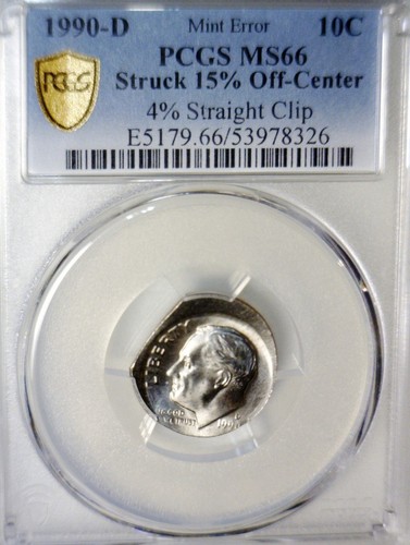 1990d errore pcgs ms66 - pcgs, fuori