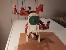 GIOCO GEOBRA ANNI 70 GIOSTRA MANUALE MANCANO 2 CARROZZE PER IL RESTO FUNZIONANTE