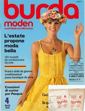 BURDA MODEN 4/1976 Sewing
