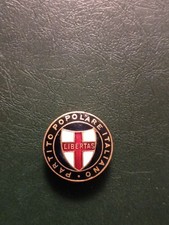 Distintivo Partito Popolare Italiano PPI 1929 Don Luigi Sturzo Michelassi Raro