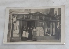 FOTO FORMATO CARTOLINA NEGOZIO TESSUTI ANIMATA PRIMI 900 PIEMONTE