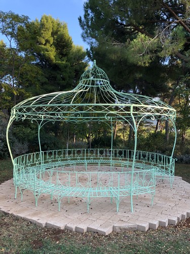 Gazebo rotondo ferro - gazebo, in