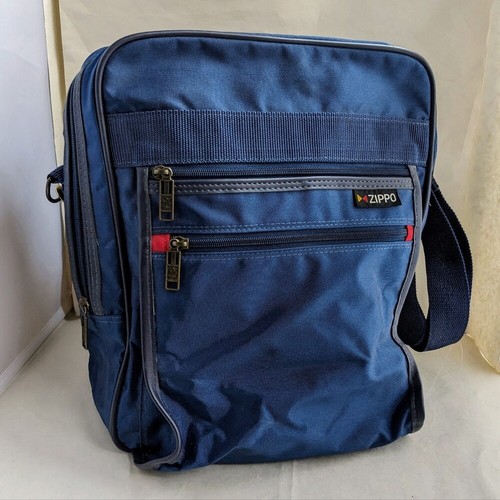 Borsa zippo vintage blu con - borsa,