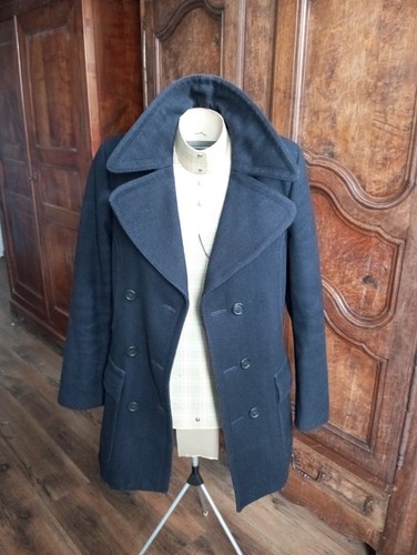 Veste caban laine double - veste,