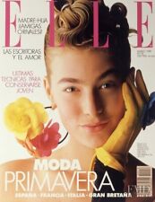 ELAINE IRWIN Yasmin Le Bon CHIRKO Angie Everhart ELLE Magazine Spain March 1988
