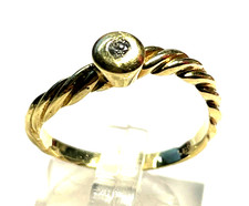 Anello solido in oro massiccio