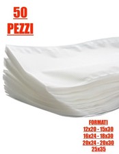 50 Buste Sottovuoto Goffrate