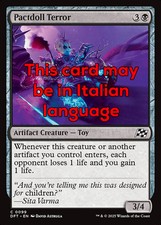 MTG 2x PACTDOLL TERROR EXC - BAMBOLA ASSASSINA DEL TERRORE 99 - DFT - MAGIC