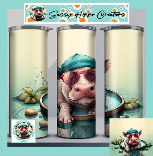 Bicchiere skinny hippopotamus - bicchiere,