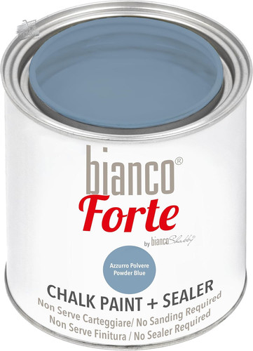Vernice gesso azzurro - vernice, polvere