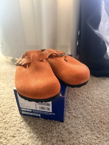 Birkenstock boston ruggine - birkenstock,