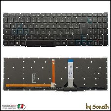 TASTIERA PER ACER PREDATOR HELIOS 300 PH315-54-778U BLU RETROILLUMINATA RGB