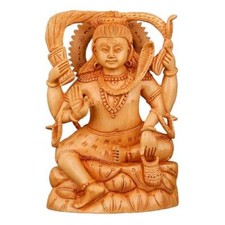 Statua In Legno Fatta A Mano