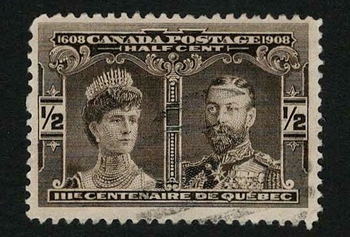 Canada 1908 1 - 1908, nero