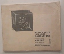 Futurismo  NUMERO UNICO FUTURISTA CAMPARI 1931  DEPERO anastatica 400 copie