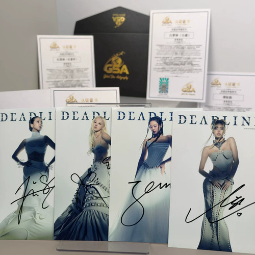 Blackpink autografo foto firma - blackpink,