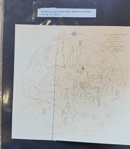 1806 mappa del - mondo, marino