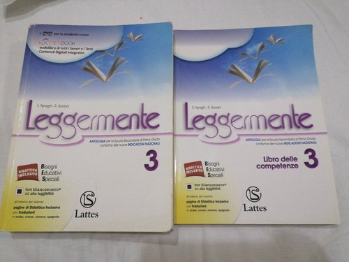 Libro testo a - libro, media