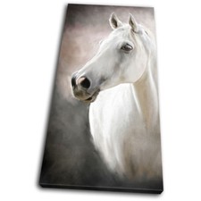 White Horse Painting Style