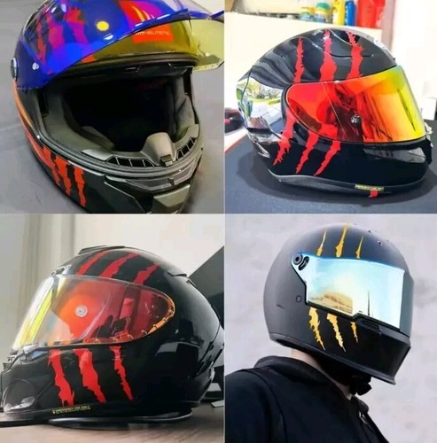 Adesivi monster per moto - adesivi, casco