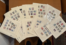 N° 12 fogli completi Lindner con francobolli nuovi AUSTRIA dal 1971/74